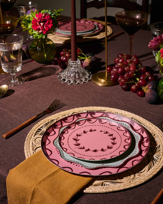 Fête Dinner Plate Set - Blush