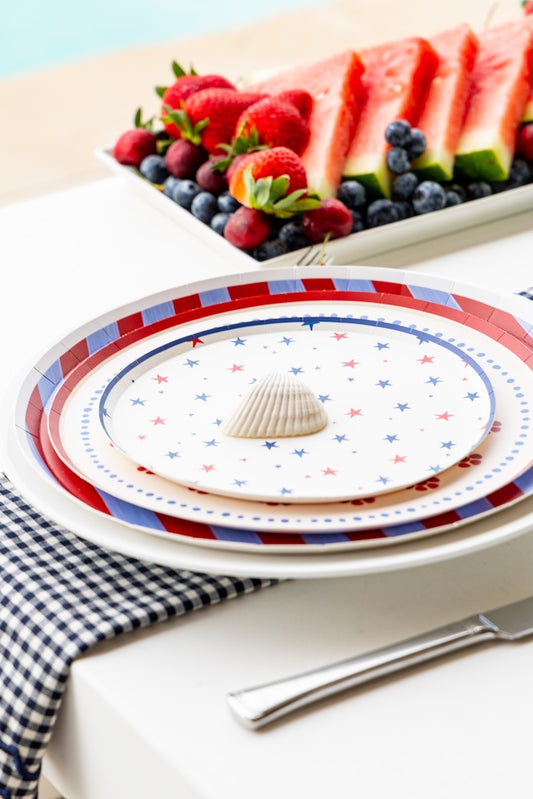 Sparkler Hors d'oeuvres Plate Set - Micro Star