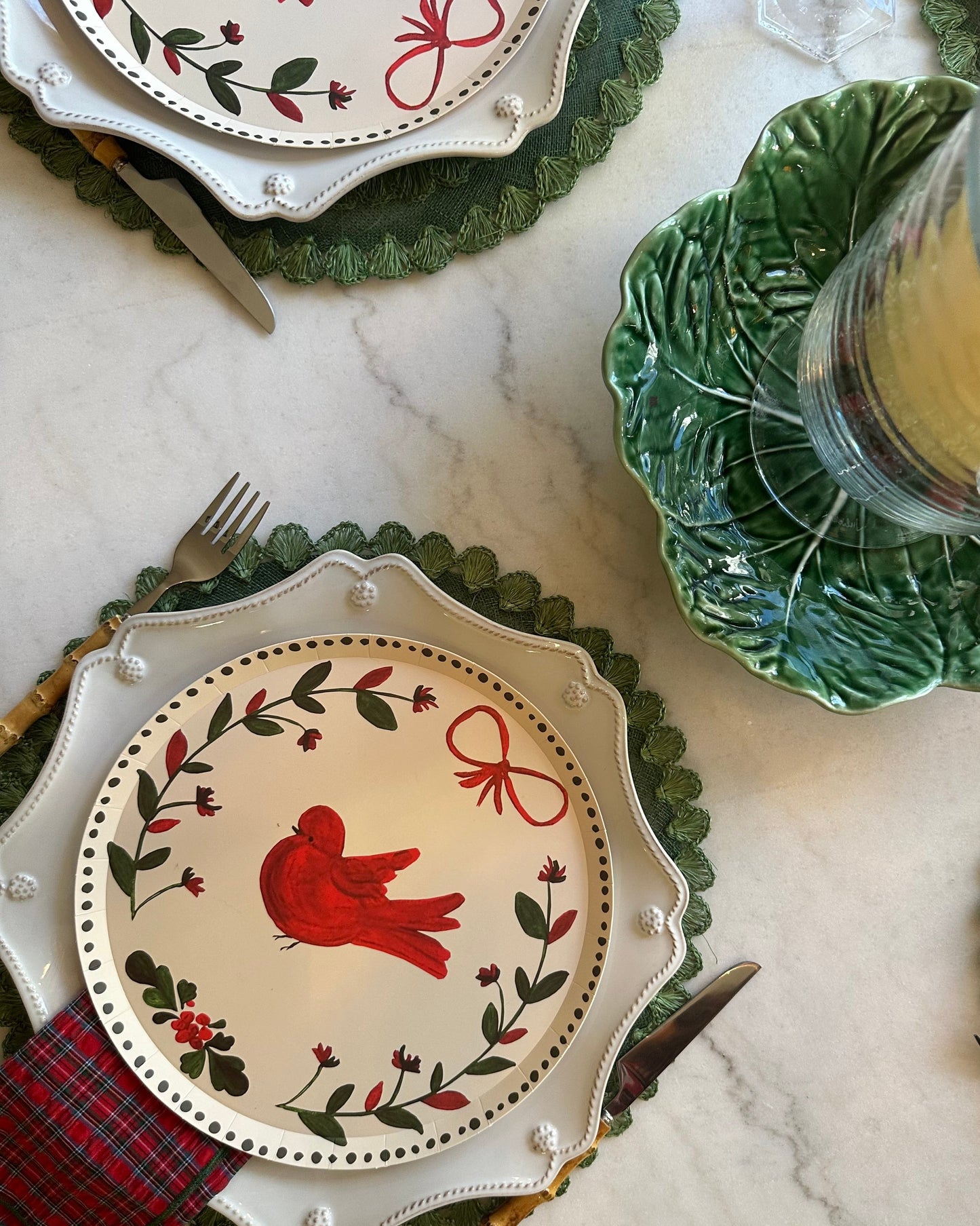 Provence Dinner Plate Set - Poppy