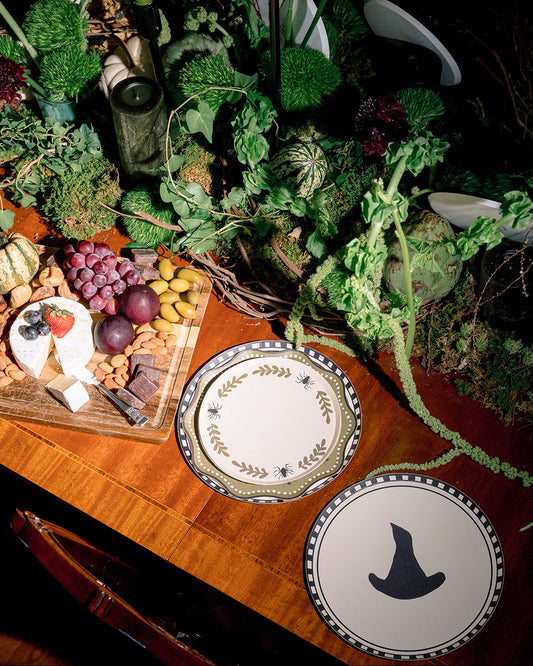 Salem Appetizer Plate Set - Witch