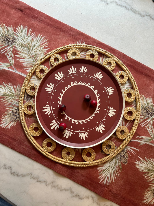 Chalet Dinner Plate Set - Mulberry