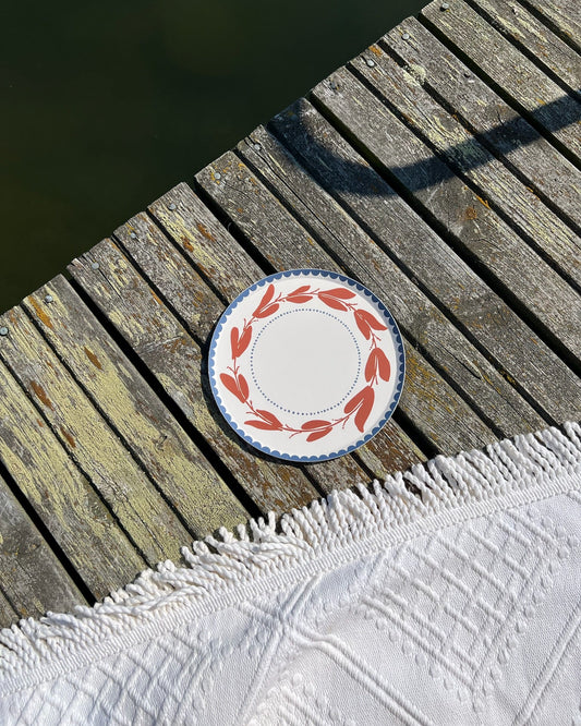 Americano Hors d'Oeuvres Plate Set - Multi Print