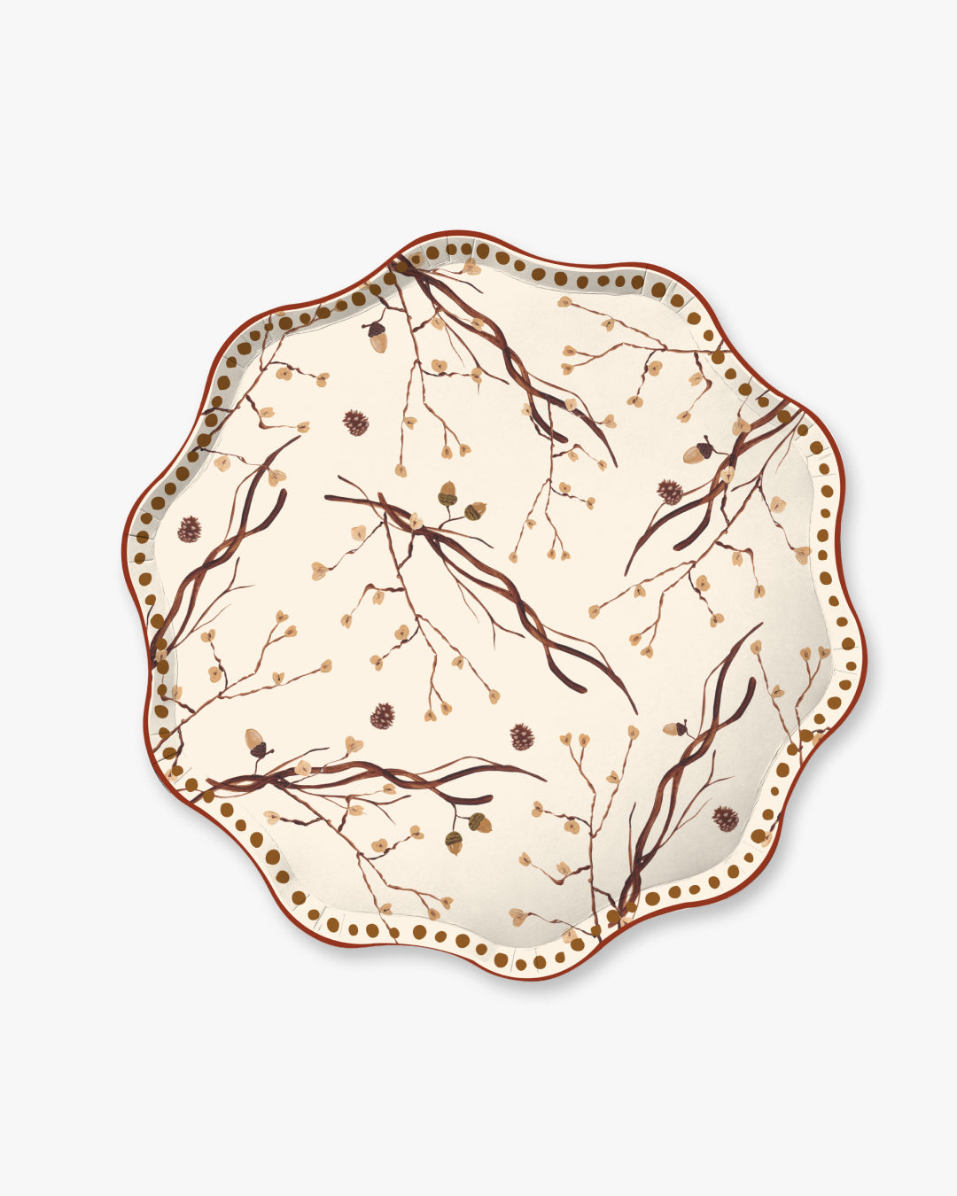 Whispering Woods Dinner Plate in Bramble