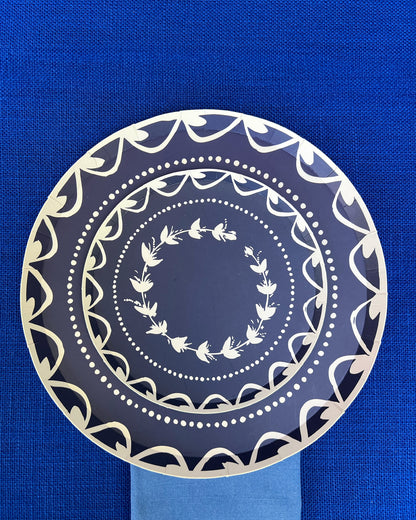 Fête Dinner Plate Set - French Navy