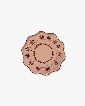 Palmas Hors d'Oeuvres Plate Set - Clay