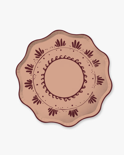 Palmas Dinner Plate Set - Clay