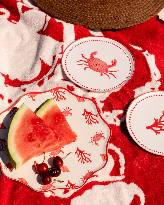Beachcomber Dinner Plate Set - Crabwalk
