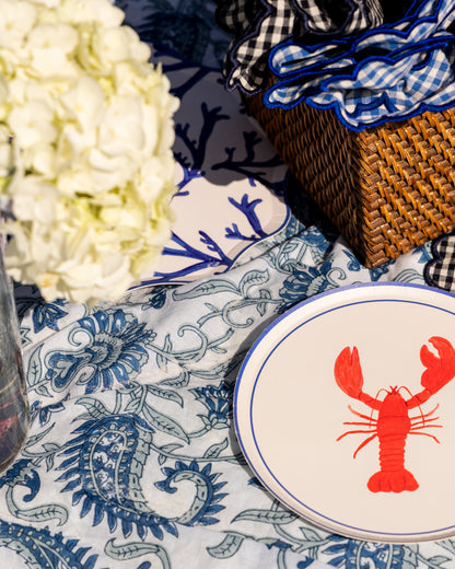 Lobster Roll Hors d'Oeuvres Plate Set - Ecru