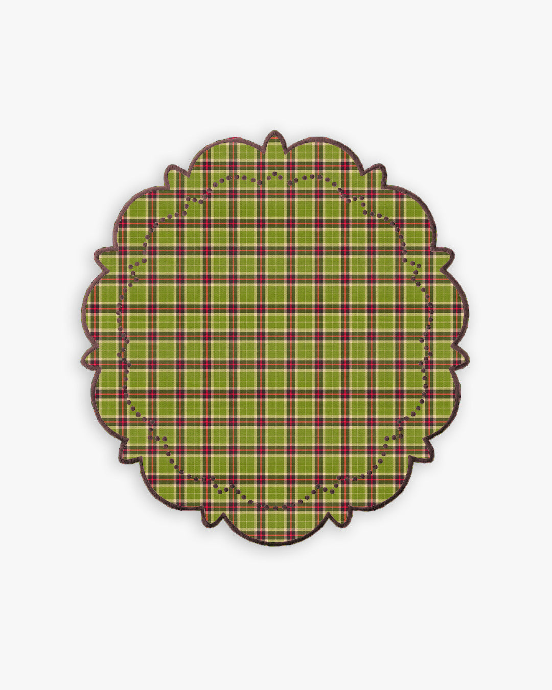 Bijou Placemat in Green Tartan