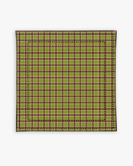 Bijou Napkin in Green Tartan