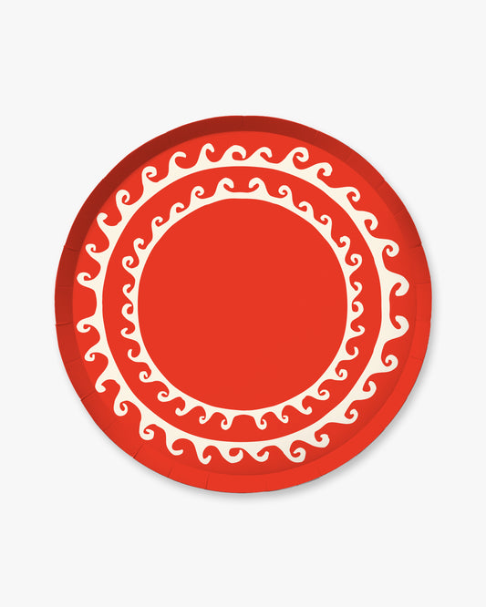 Breaker Dinner Plate Set - Tomato