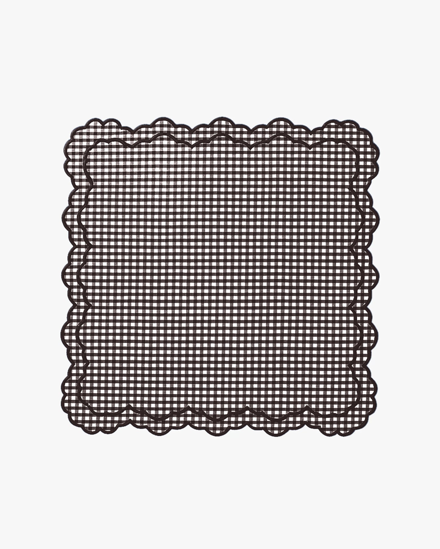 Brooks Napkin in Chocolate Gingham