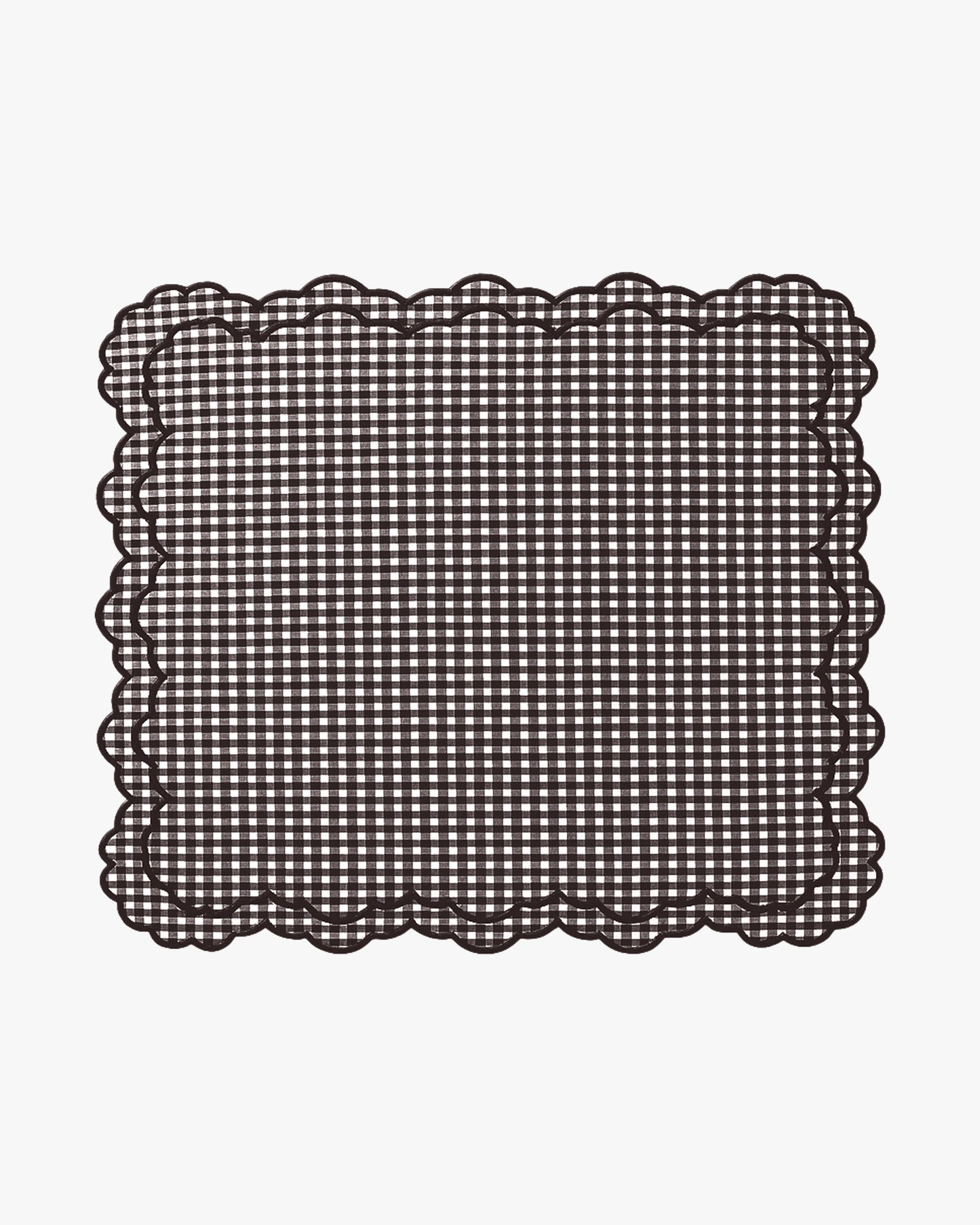Brooks Placemat in Chocolate Gingham