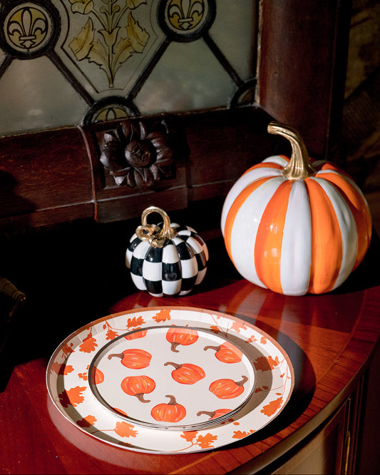 Patch Dinner Plate Set - Pumpkin