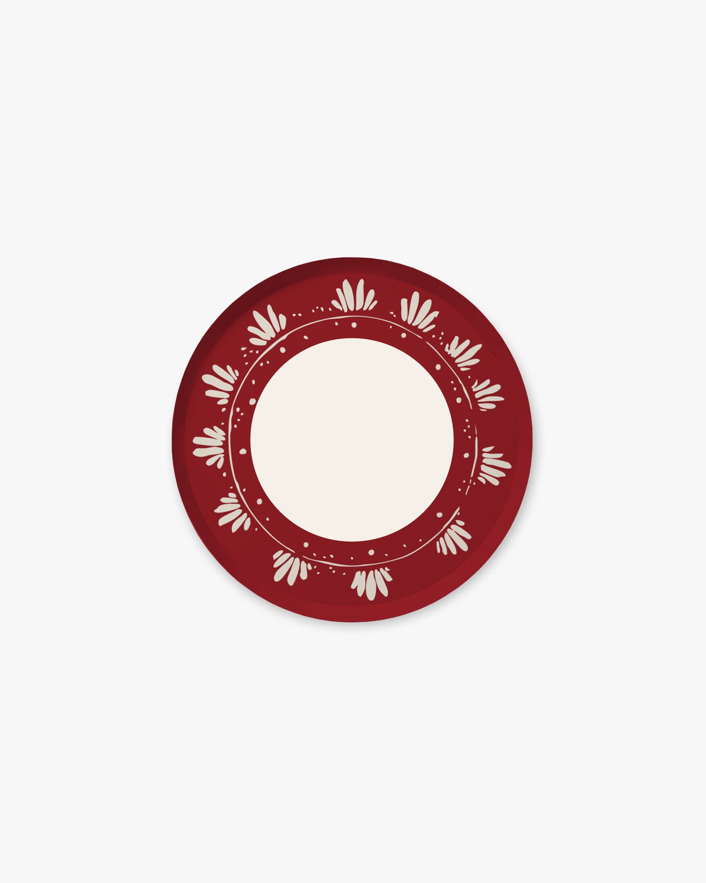 Fleur Hors d'Oeuvres Plate Set - Cerise