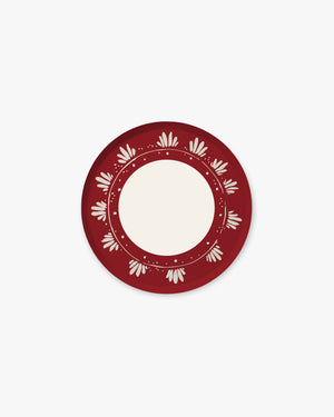 Fleur Hors d'Oeuvres Plate Set - Cerise