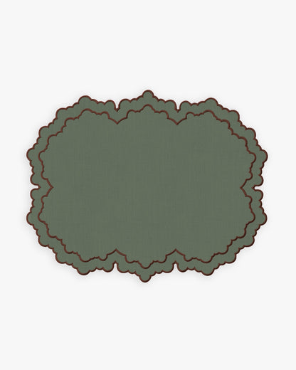 Hibiscus Placemat in Forest