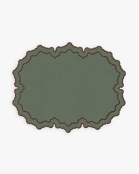 Hibiscus Placemat in Forest