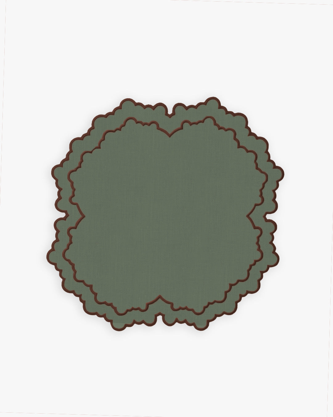 Hibiscus Napkin in Forest