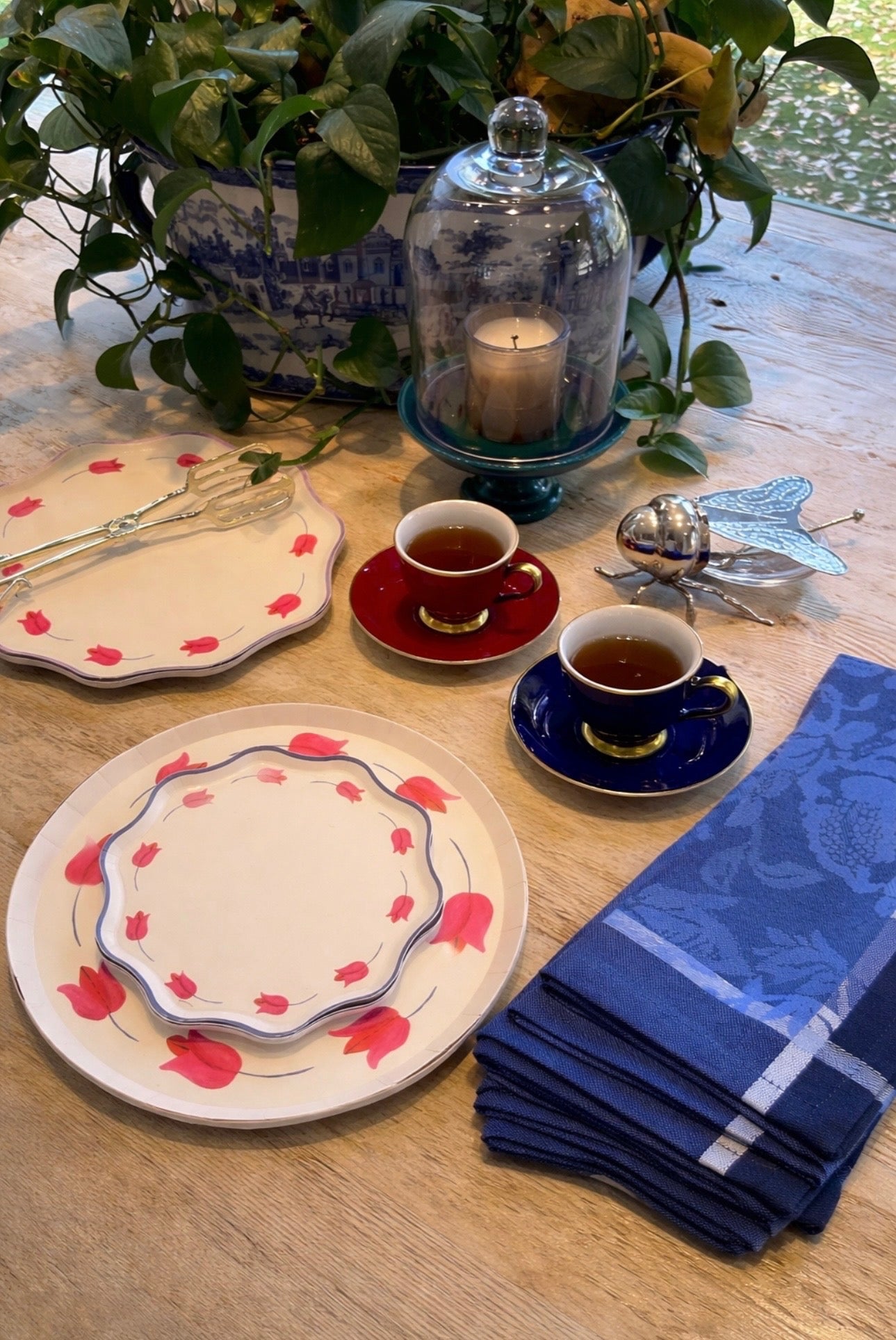 Botanica Hors d'Oeuvres Plate Set - Tulip