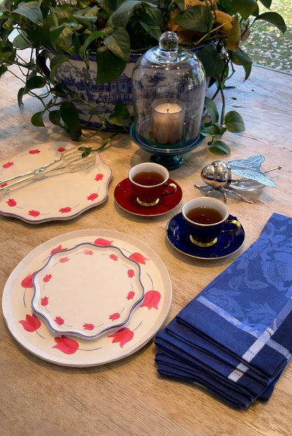 Botanica Hors d'Oeuvres Plate Set - Tulip