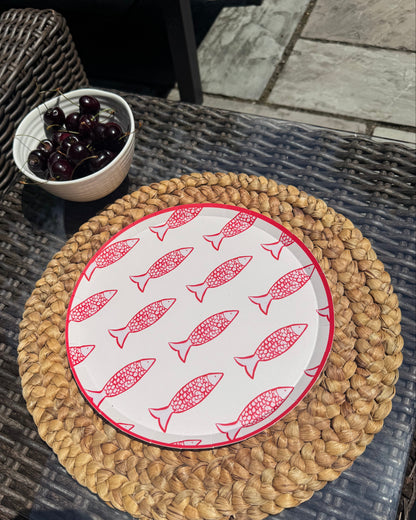Go Fish Dinner Plate Set - Punch
