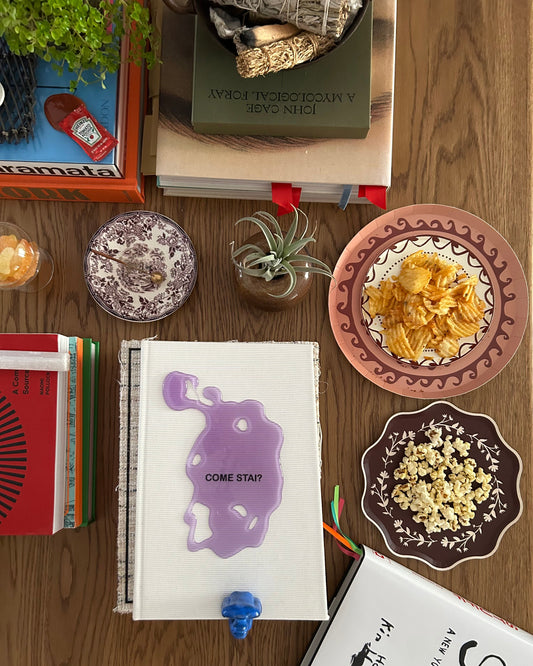 Garland Dessert Plate Set - Deep Merlot