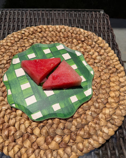 Jardin Dessert Plate Set - Vert
