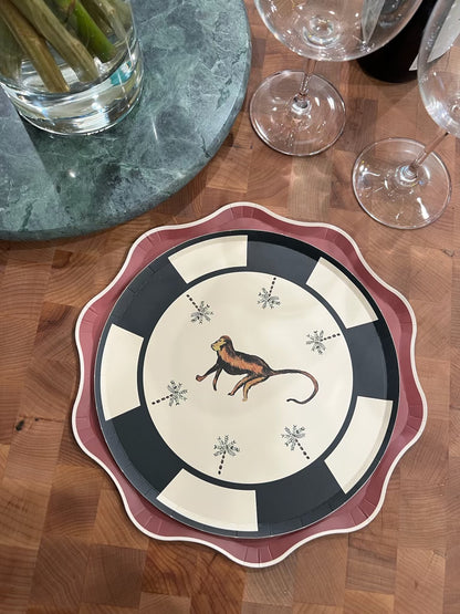 Cabana Appetizer Plate Set - Colony Stripe