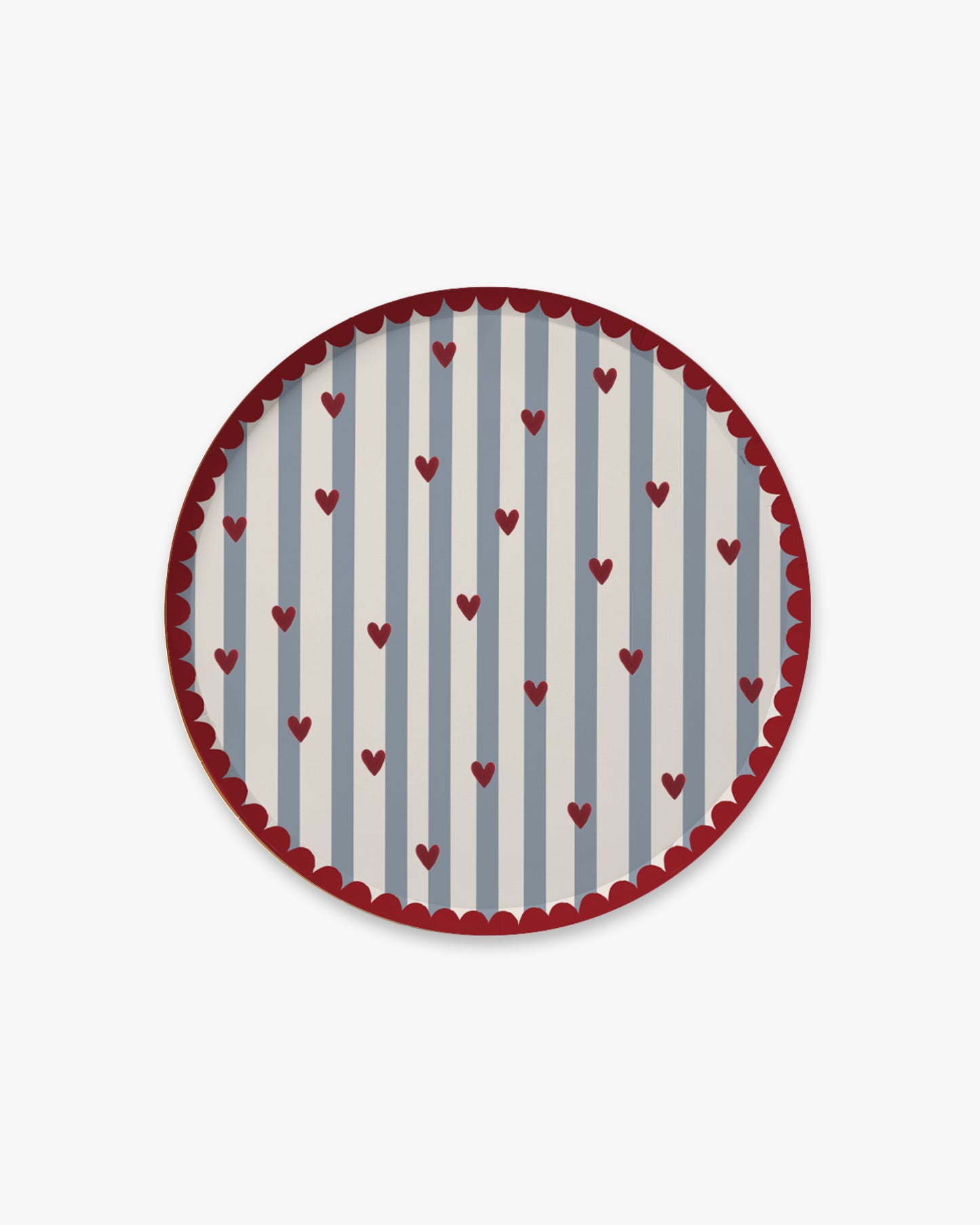 Lover Appetizer Plate - Slate Stripe