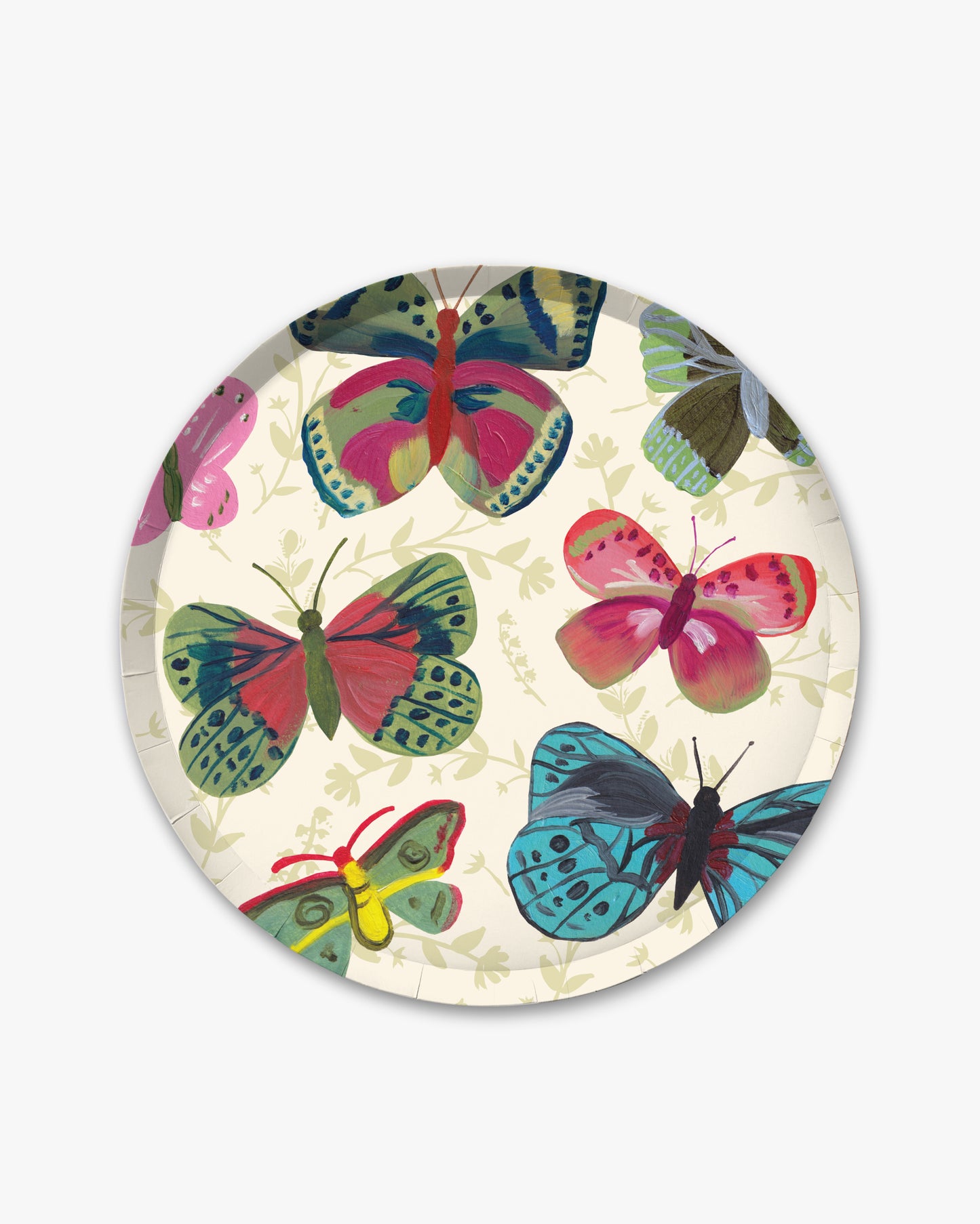 Majorelle Dinner Plate Set - Cream Print