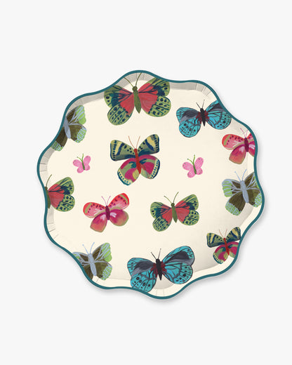 Mariposa Dinner Plate Set - Cream