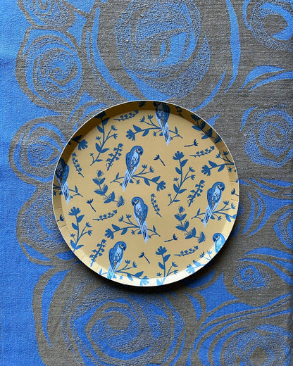 Garden Toile Hors d'oeuvres Plate Set - Marigold