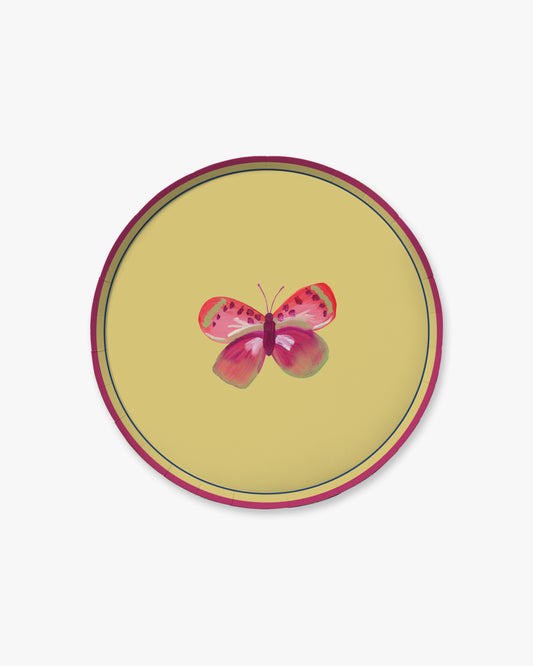 Odette Appetizer Plate Set - Magenta