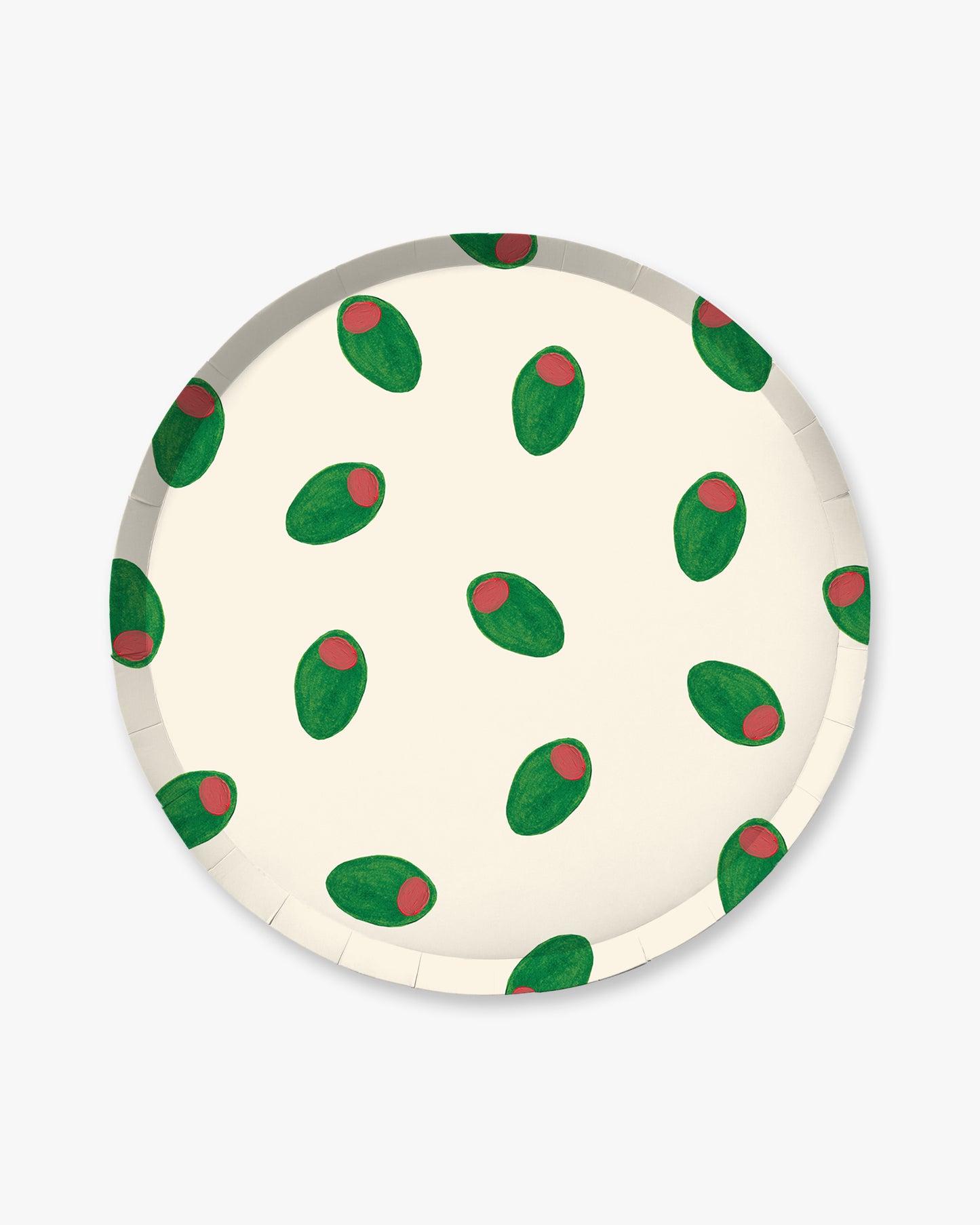 Olivette Dinner Plate Set - Green Olive