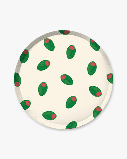 Olivette Dinner Plate Set - Green Olive
