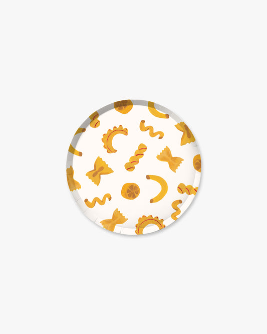 Pasta Party Hors d'Oeuvres Plate Set - Golden