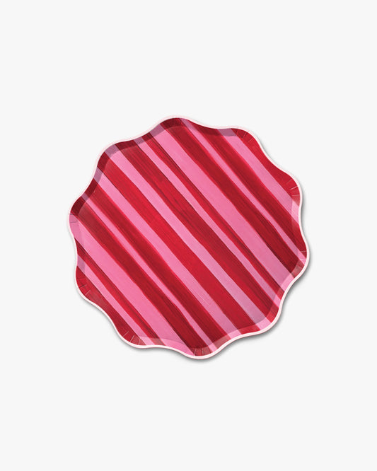 Rosette Dessert Plate Set - Pink Punch