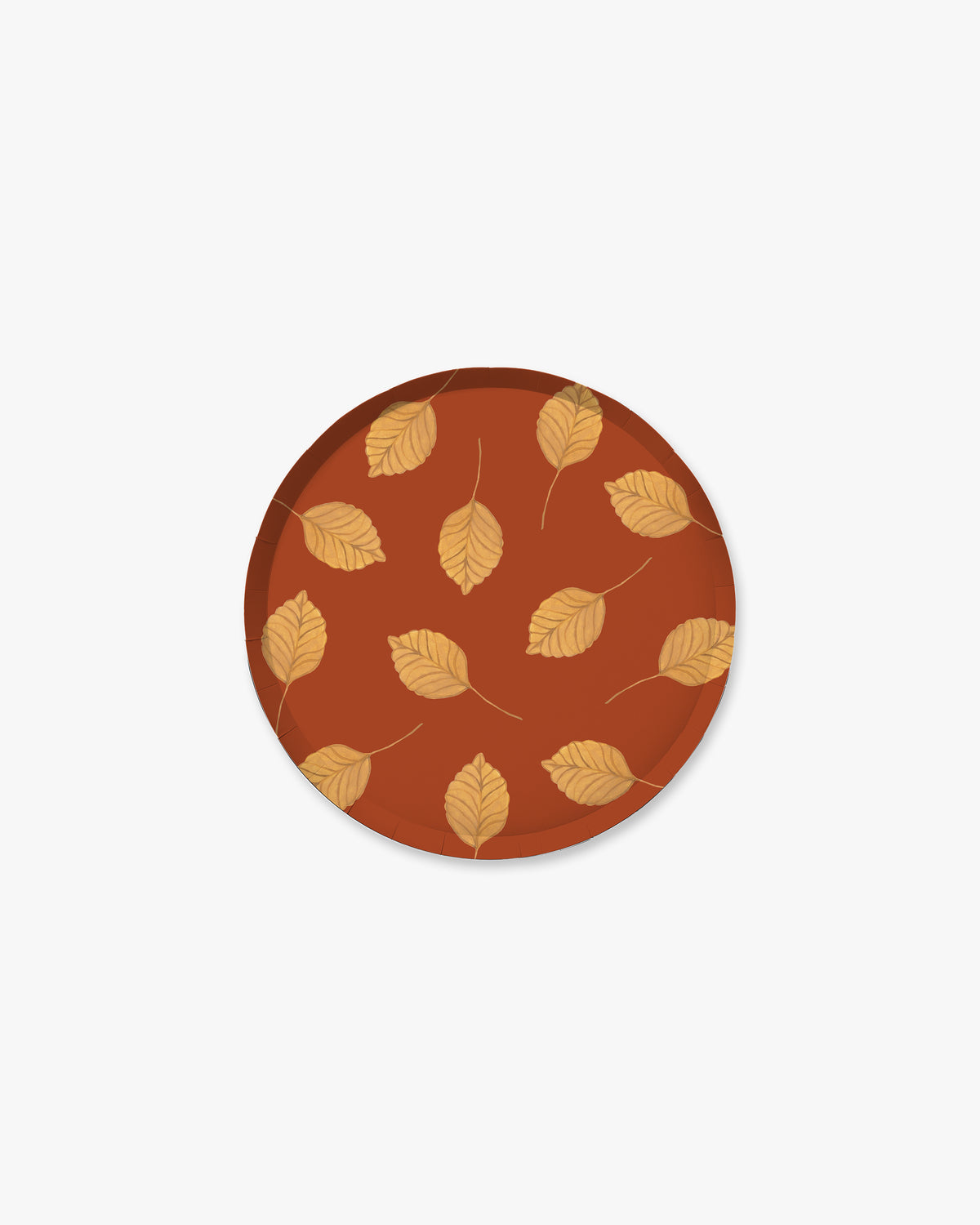 Beech Hors d’Oeuvres Plate Set in Persimmon
