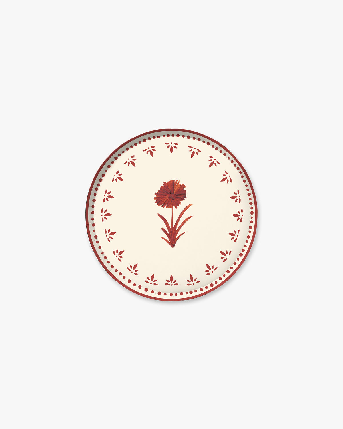 Camille Hors d’Oeuvres Plate Set in Cranberry