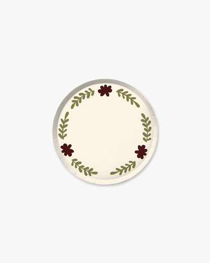 Casa Hors d'Oeuvres Plate Set - Creme
