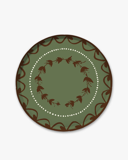 Fête Dinner Plate Set in Loden