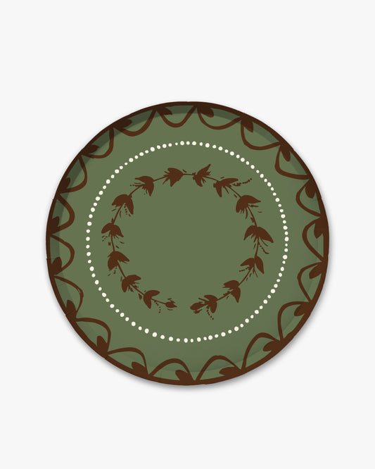 Fête Dinner Plate Set in Loden