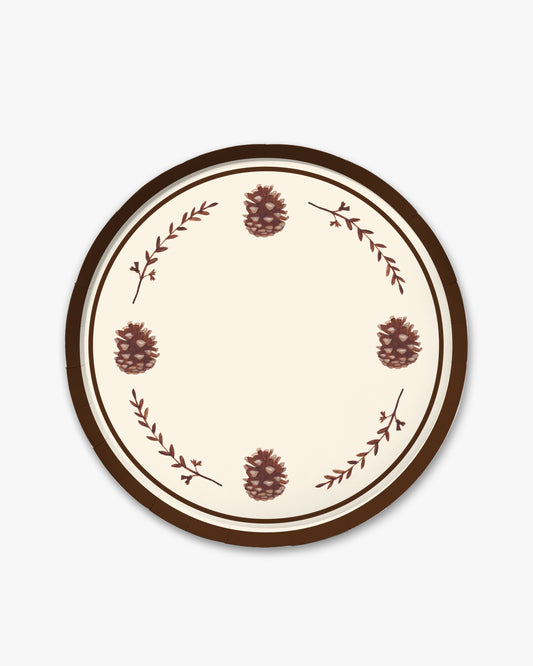 Grove Dinner Plate Set in Pinecone