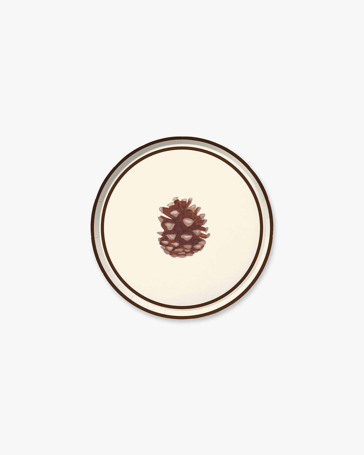 Grove Duet Hors d’Oeuvres Plate Set in Pinecone