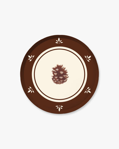 Maison Appetizer Plate Set in Pinecone