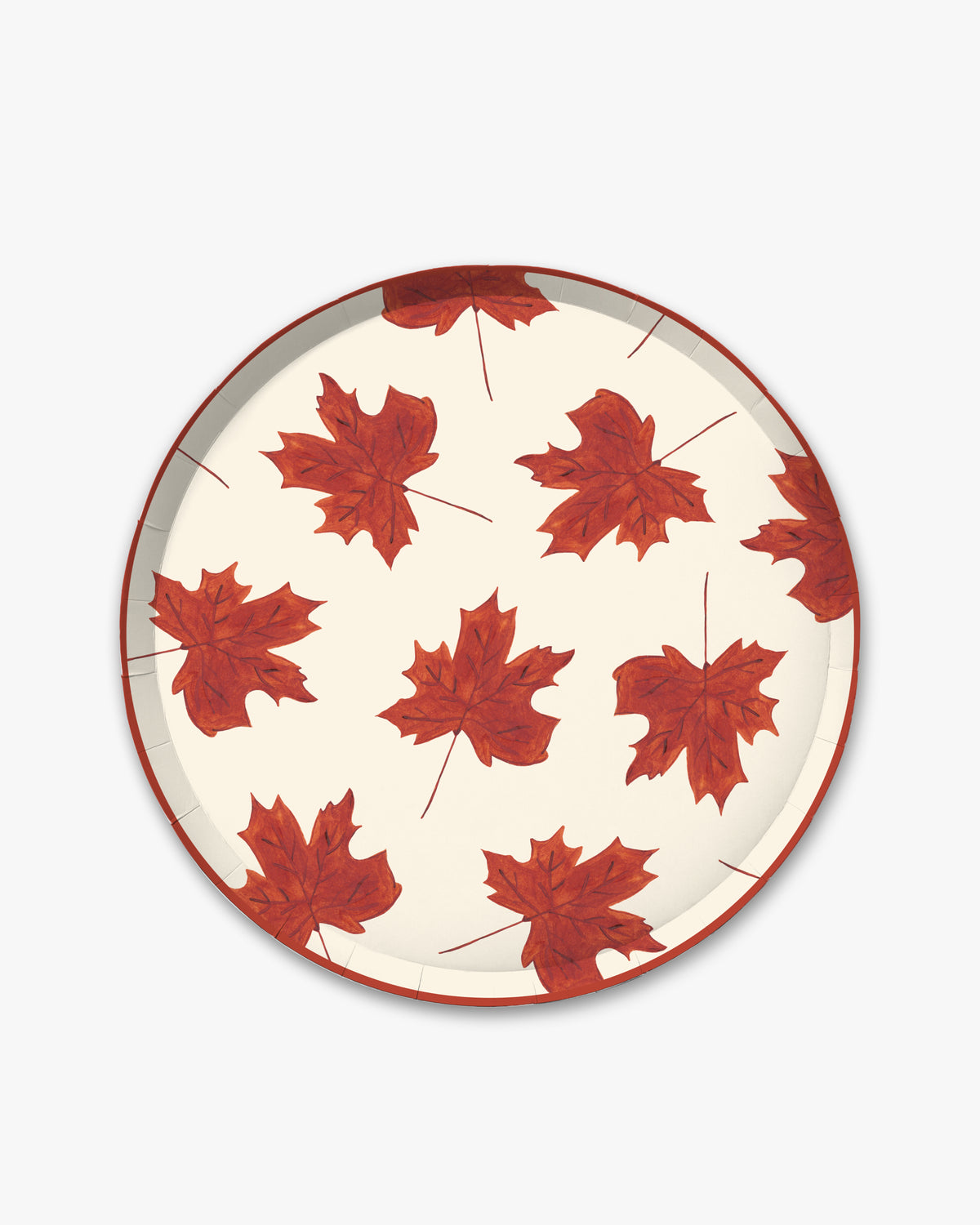October Dinner Plate Set in Maple Leaf