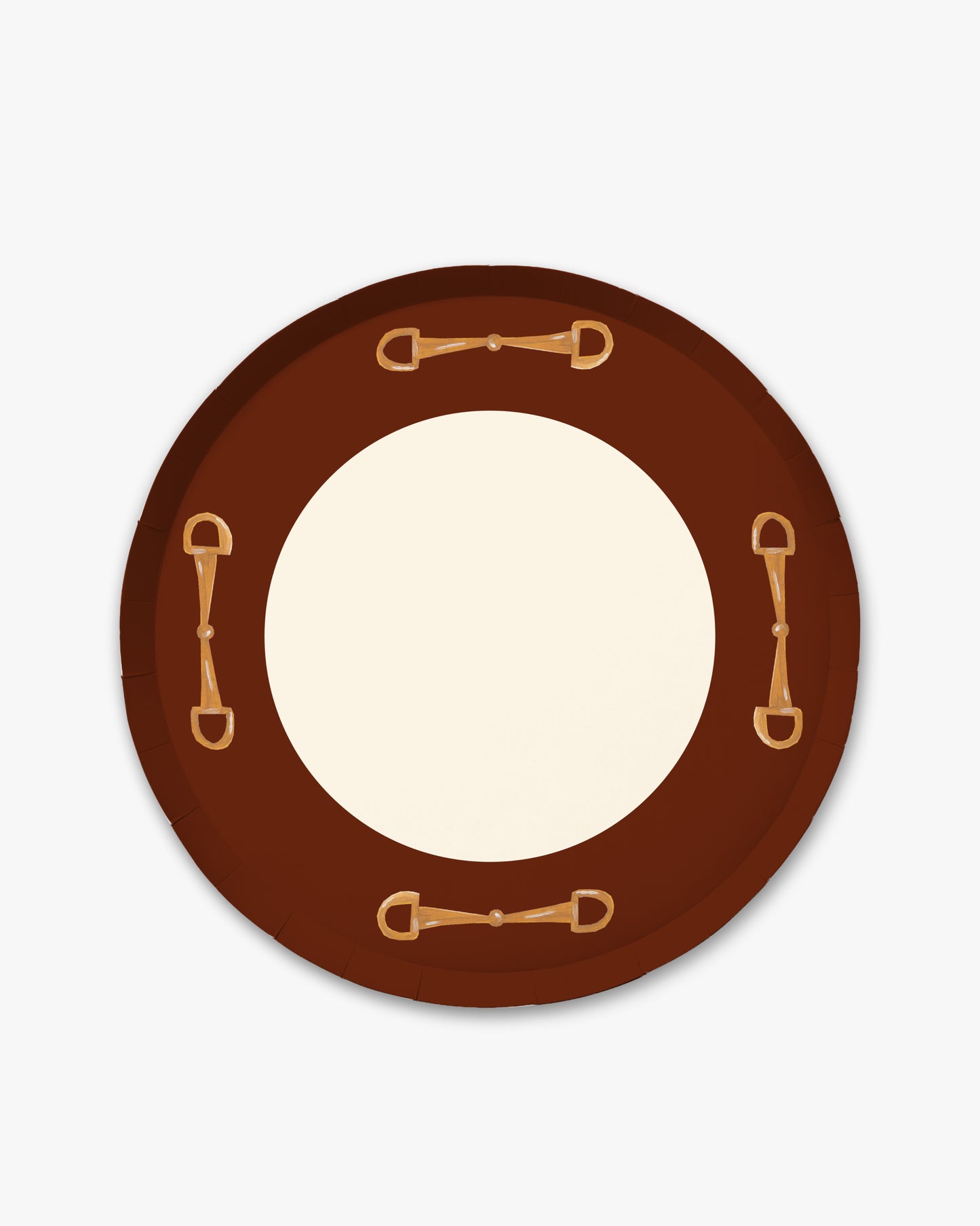 The Rider Dinner Plate Set - Cherry Wood