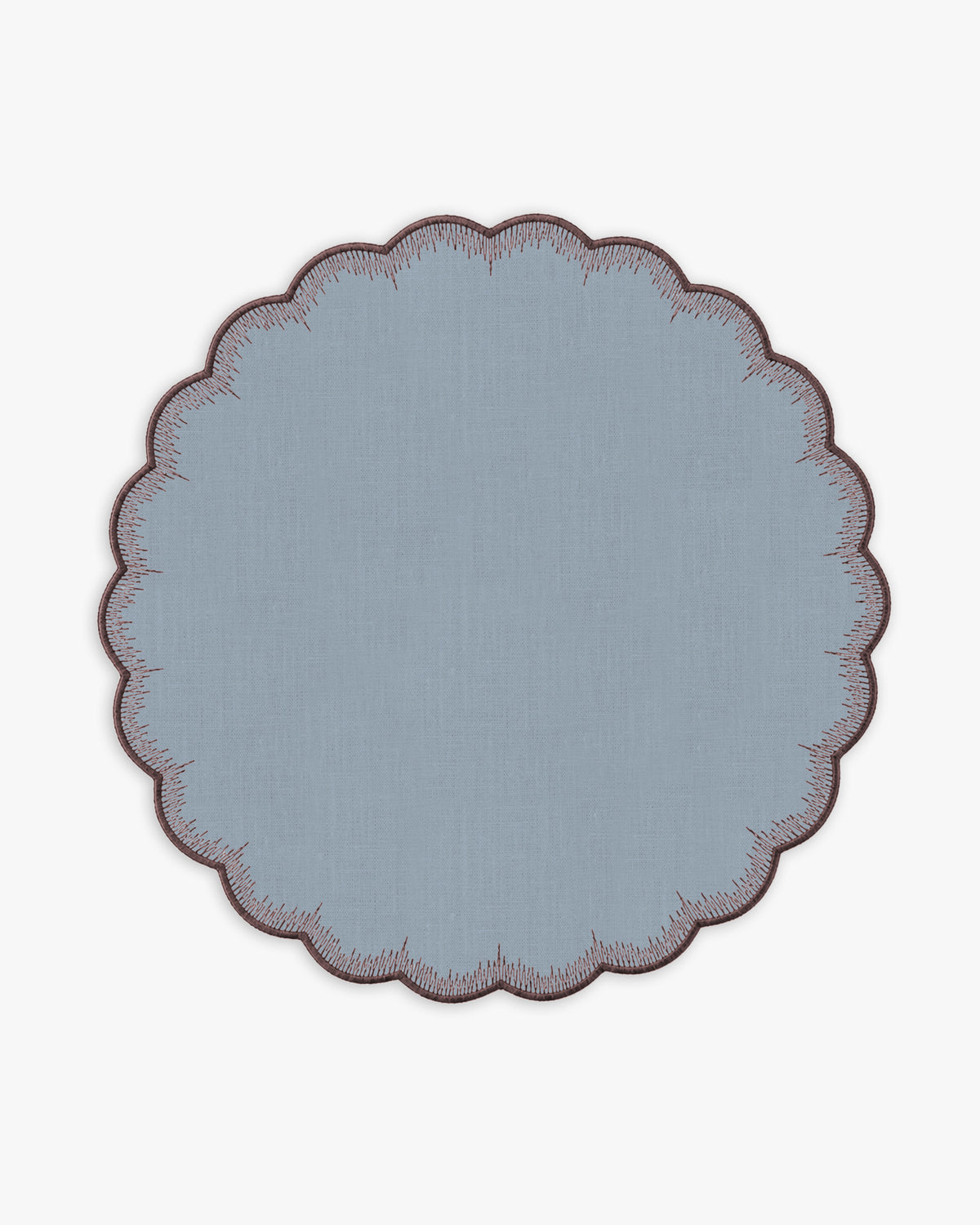 Aster Placemat in dusty blue