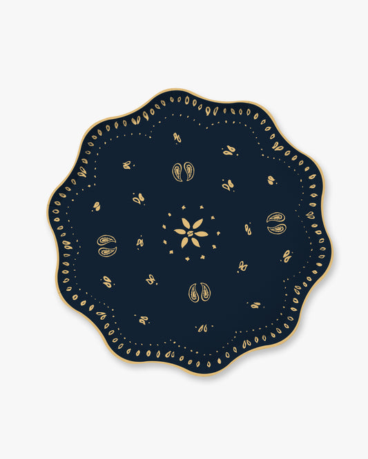 Rodeo Dinner Plate Set - Navy